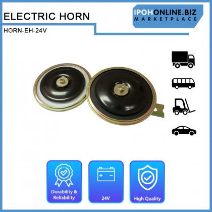 IPOHONLINE Electric Horn 24V High Low Disc Electric Horn
