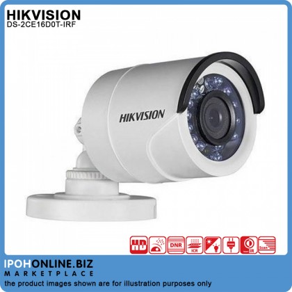Hikvision DS-2CE16D0T-IRF 2MP 1080P Fixed Mini Bullet Camera Hikvision DS-2CE16D0T-IRF 2MP 1080P Fixed Mini Bullet Camera