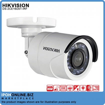 Hikvision DS-2CE16D0T-IRF 2MP 1080P Fixed Mini Bullet Camera Hikvision DS-2CE16D0T-IRF 2MP 1080P Fixed Mini Bullet Camera