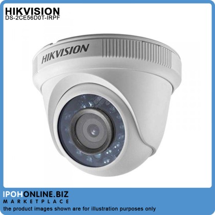 Hikvision DS-2CE56D0T-IRPF 2MP Turbo HD 1080P Indoor Fixed Turret Camera Hikvision DS-2CE56D0T-IRPF 2MP Turbo HD 1080P Indoor Fixed Turret Camera