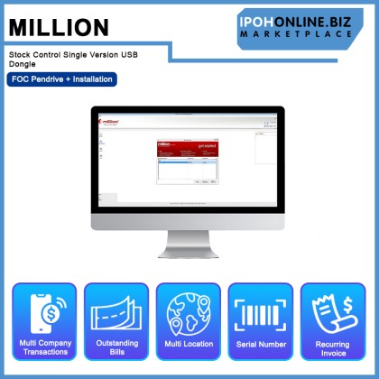 Million Stock Control Single Version USB Dongle - FOC Pendrive + Installation Million Stock Control Single Version USB Dongle - FOC Pendrive + Installation