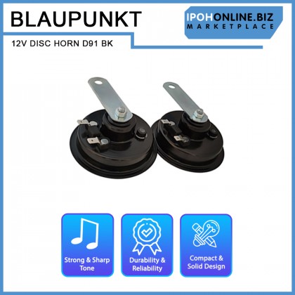 Blaupunkt 12V D91 BK 91mm Disc Horn - Germany Blaupunkt 12V D91 BK 91mm Disc Horn - Germany