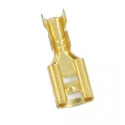Hong Xuan Automotive HX1972/100 Terminal Clip Gold Brass Car Speaker Electric Wire Connectors Set - 20 Pcs