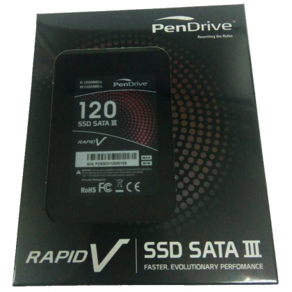 PenDrive SSD RapidV 2.5 inch 120GB SATA III SSD Internal Solid State Drive