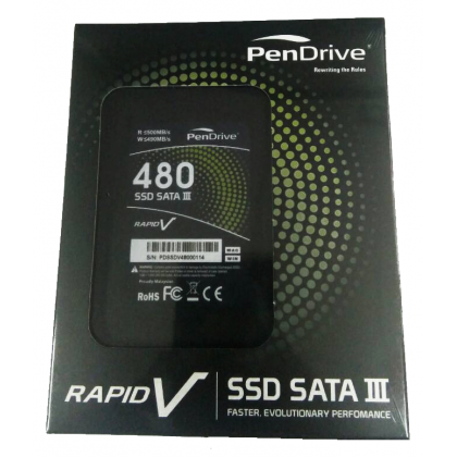PenDrive 480GB RapidV SSD SATA III 2.5 inch Internal Solid State Drive