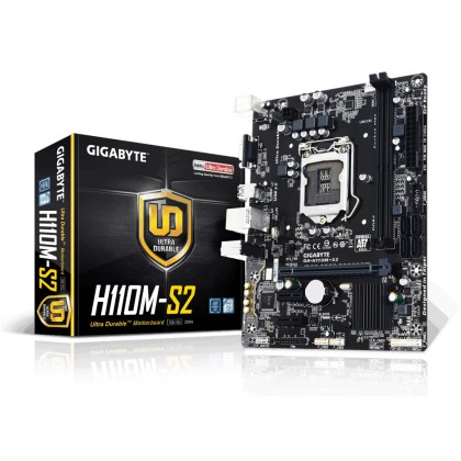 Gigabyte GA-H110M-S2 1151 DDR4 VGA Micro ATX Intel Motherboard + Intel Pentium G4560 3.5 GHz Dual-Core LGA 1151 Desktop Processor PROMO Package Gigabyte GA-H110M-S2 1151 DDR4 VGA Micro ATX Intel Motherboard + Intel Pentium G4560 3.5 GHz Dual-Core LGA 1151 Desktop Processor PROMO Package