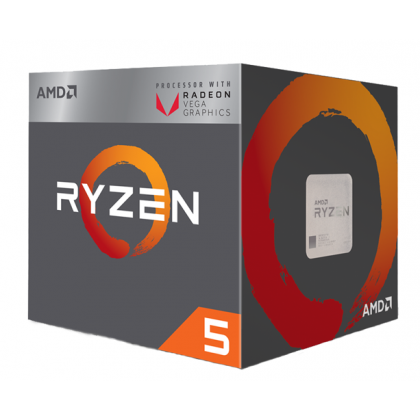 AMD Ryzen 5 2400G UNLOCKED 4 Core 8 Thread 3.6 GHz (3.9 GHz Turbo) AM4 Radeon RX Vega Graphics AMD Ryzen 5 2400G UNLOCKED 4 Core 8 Thread 3.6 GHz (3.9 GHz Turbo) AM4 Radeon RX Vega Graphics
