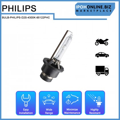 Philips D2S 35W 4300K 85122 Xenon HID Headlight Bulb Replacement Toyota Honda VW BMW Benz Philips D2S 35W 4300K 85122 Xenon HID Headlight Bulb Replacement Toyota Honda VW BMW Benz