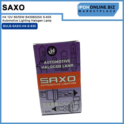 SAXO H4 12V 60/55W B430602SX S-635 Automotive Lighting Halogen Lamp
