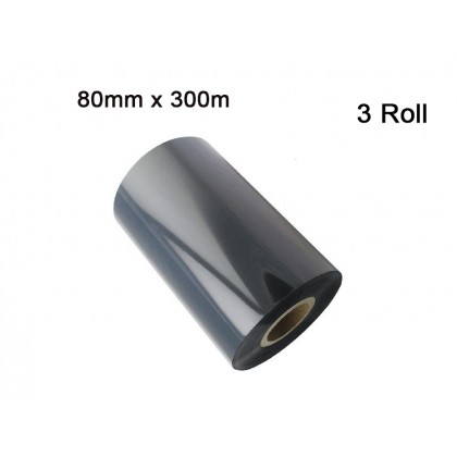 3 Roll Wax Barcode Ribbon 80mm x 300m + 10 Barcode Label 60mm x 50mm (1000pcs per barcode label) 3 Roll Wax Barcode Ribbon 80mm x 300m + 10 Barcode Label 60mm x 50mm (1000pcs per barcode label)