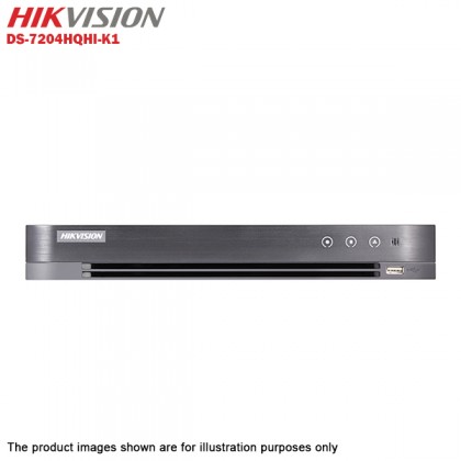 Hikvision Turbo HD 4 Channel CCTV DVR DS-7204HQHI-K1 + Hikvision 1MP 720P Outdoor IR Bullet Camera DS-2CE16C0T-IRP + 1TB Seagate Skyhawk CCTV HDD
