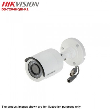 Hikvision Turbo HD 4 Channel CCTV DVR DS-7204HQHI-K1 + Hikvision 2MP 1080P Outdoor IR Bullet Camera DS-2CE16D0T-IR Hikvision Turbo HD 4 Channel CCTV DVR DS-7204HQHI-K1 + Hikvision 2MP 1080P Outdoor IR Bullet Camera DS-2CE16D0T-IR