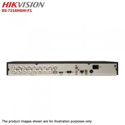 Hikvision Turbo HD 16 Channel CCTV DVR DS-7216HGHI-F1 + Hikvision 1MP 720P Outdoor IR Bullet Camera DS-2CE16C0T-IRP + 3TB Seagate Skyhawk CCTV HDD