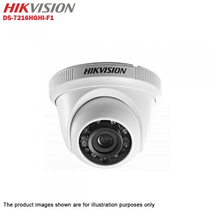 Hikvision Turbo HD 16 Channel CCTV DVR DS-7216HGHI-F1 + Hikvision 1MP 720P Bullet Camera DS-2CE16C0T-IRP & Dome Camera DS-2CE56C0T-IRP + 3TB Seagate Skyhawk CCTV HDD