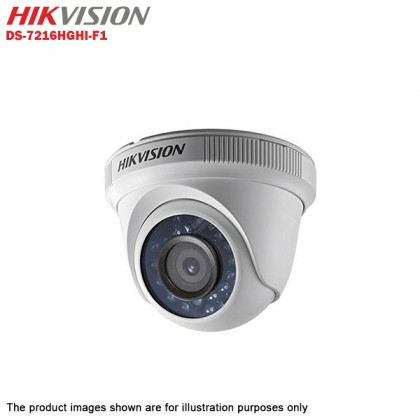 Hikvision Turbo HD 16 Channel CCTV DVR DS-7216HGHI-F1 + Hikvision 1MP 720P Bullet Camera DS-2CE16C0T-IRP & Dome Camera DS-2CE56C0T-IRP + 3TB Seagate Skyhawk CCTV HDD