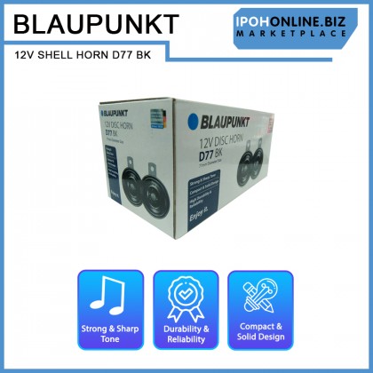 Blaupunkt 12V D77 BK 77mm Disc Horn - GERMANY