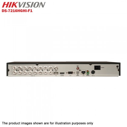 Hikvision Turbo HD 16 Channel CCTV DVR DS-7216HGHI-F1 + Hikvision 1MP 720P Outdoor IR Bullet Camera DS-2CE16C0T-IRP + 3TB WD Purple CCTV HDD