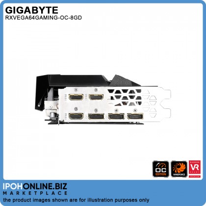 Gigabyte AMD Radeon RX VEGA 64 Gaming OC 8G 2048-bit HBM2 HDMI GPU Mining Graphic Card GV-RXVEGA64GAMING-OC-8GD Gigabyte AMD Radeon RX VEGA 64 Gaming OC 8G 2048-bit HBM2 HDMI GPU Mining Graphic Card GV-RXVEGA64GAMING-OC-8GD