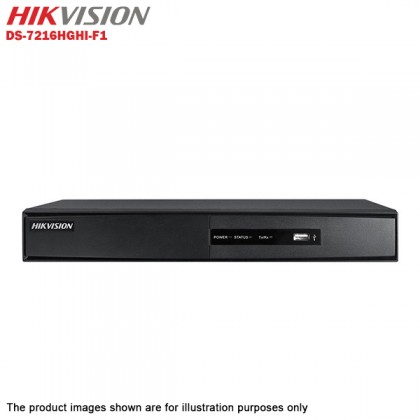 Hikvision Turbo HD 16 Channel CCTV DVR DS-7216HGHI-F1 + Hikvision 1MP 720P Indoor IR Dome Camera DS-2CE56C0T-IRP + 3TB Toshiba Surveillance CCTV HDD