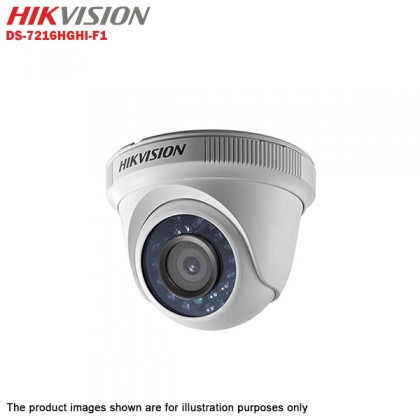 Hikvision Turbo HD 16 Channel CCTV DVR DS-7216HGHI-F1 + Hikvision 1MP 720P Indoor IR Dome Camera DS-2CE56C0T-IRP + 3TB Toshiba Surveillance CCTV HDD