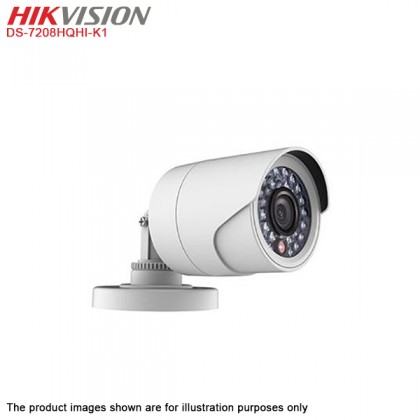 Hikvision Turbo HD 8 Channel CCTV DVR DS-7208HQHI-K1 + Hikvision 1MP 720P Bullet Camera DS-2CE16C0T-IRP & Dome Camera DS-2CE56C0T-IRP + 1TB Seagate Skyhawk CCTV HDD