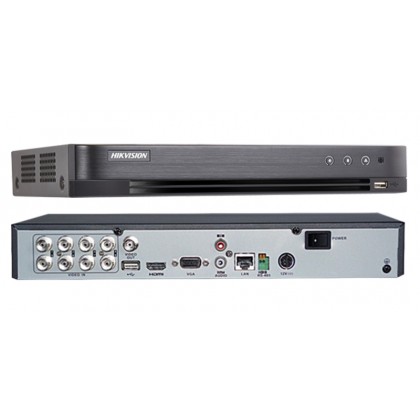 Hikvision Turbo HD 8 Channel CCTV DVR DS-7208HQHI-K1 + Hikvision 2MP 1080P Outdoor IR Bullet Camera DS-2CE16D0T-IR Hikvision Turbo HD 8 Channel CCTV DVR DS-7208HQHI-K1 + Hikvision 2MP 1080P Outdoor IR Bullet Camera DS-2CE16D0T-IR