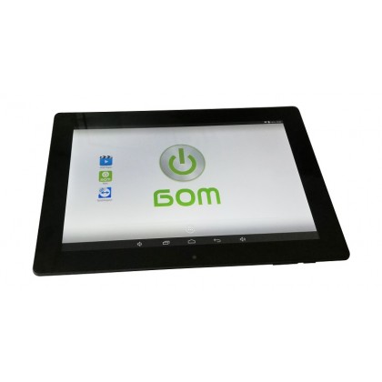 BOM POS Android Cash Register + POSMAC PS-7202W USB Wireless Bluetooth Barcode Scanner