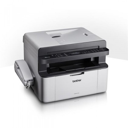 Brother MFC-1815 Handset Fax Print Scan Copy A4 AIO Mono Laser Printer with Manual Duplex