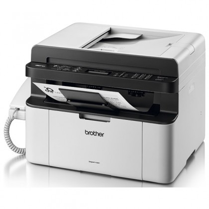 Brother MFC-1815 Handset Fax Print Scan Copy A4 AIO Mono Laser Printer with Manual Duplex