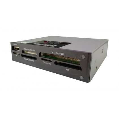 CLiPtec 3.5 inch USB 2.0 + 6 Slots Internal Card Reader RZR141 CLiPtec 3.5 inch USB 2.0 + 6 Slots Internal Card Reader RZR141