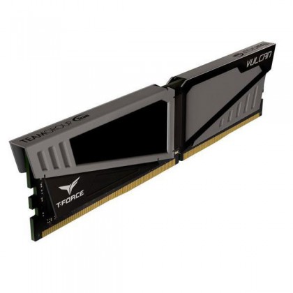 TeamGroup 8GB T-FORCE Vulcan Gray DDR4 2400 PC4 19200 UDIMM Desktop Gaming RAM TLGD48G2400HC1401 TeamGroup 8GB T-FORCE Vulcan Gray DDR4 2400 PC4 19200 UDIMM Desktop Gaming RAM TLGD48G2400HC1401