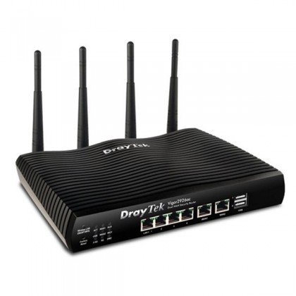 DrayTek Vigor2926Lac Series Dual WAN Built-in 4G LTE Load Balancing Gigabit VPN Firewall Wave 2 Wireless Router DrayTek Vigor2926Lac Series Dual WAN Built-in 4G LTE Load Balancing Gigabit VPN Firewall Wave 2 Wireless Router