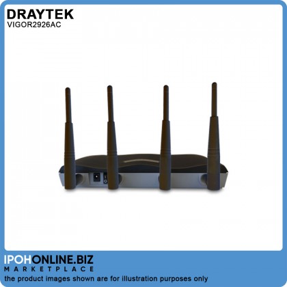 DrayTek Vigor 2926ac Dual-WAN Load Balancing Gigabit VPN Router Wireless Mesh & Bandwidth Management with APP QoS DrayTek Vigor 2926ac Dual-WAN Load Balancing Gigabit VPN Router Wireless Mesh & Bandwidth Management with APP QoS
