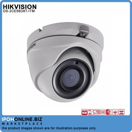 Hikvision DS-2CE56D8T-ITM 2MP 3.6mm 1080P Ultra Low Light EXIR Turret Camera Hikvision DS-2CE56D8T-ITM 2MP 3.6mm 1080P Ultra Low Light EXIR Turret Camera