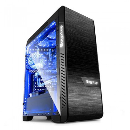 Segotep EOS SG-K3 Aluminum Tempered Glass 2 side ATX Gaming Casing with LED Ring Fan Segotep EOS SG-K3 Aluminum Tempered Glass 2 side ATX Gaming Casing with LED Ring Fan