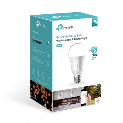 TP-Link LB100 Smart Wi-Fi LED Bulb with 50W 600 lumens Dimmable Soft White Light