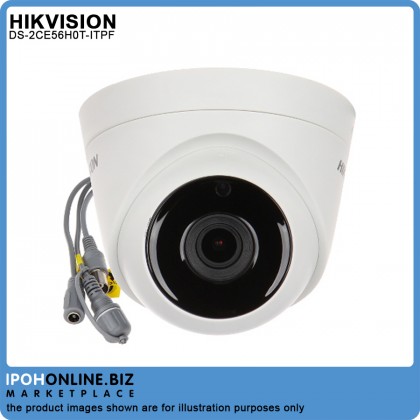 Hikvision DS-2CE56H0T-ITPF 3.6mm 5MP Turbo HD Indoor EXIR Turret Camera Hikvision DS-2CE56H0T-ITPF 3.6mm 5MP Turbo HD Indoor EXIR Turret Camera