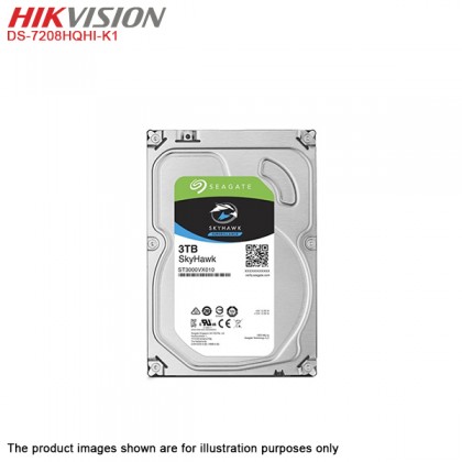 Hikvision DS-7208HQHI-K1 8 Channel Turbo HD DVR + Hikvision 1MP 720P Outdoor IR Bullet Camera DS-2CE16COT-IRP x 8 + 1TB Toshiba CCTV HDD + Mean Well Power Supply + 18 Meter RG59 BNC CCTV Cable with DC Jack x 8 Package Hikvision DS-7208HQHI-K1 8 Channel Turbo HD DVR + Hikvision 1MP 720P Outdoor IR Bullet Camera DS-2CE16COT-IRP x 8 + 1TB Toshiba CCTV HDD + Mean Well Power Supply + 18 Meter RG59 BNC CCTV Cable with DC Jack x 8 Package