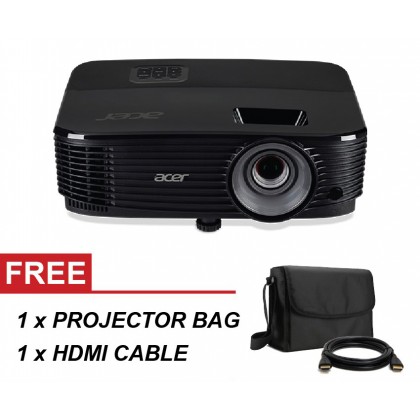 Acer X1223H HDMI XGA 1024 x 768 DLP Projector Black foc HDMI Cable