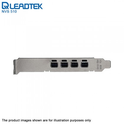 Leadtek NVIDIA NVS 510 2GB 4xDP Professional Graphic Card with Mosaic Technology