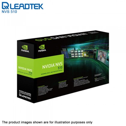 Leadtek NVIDIA NVS 510 2GB 4xDP Professional Graphic Card with Mosaic Technology