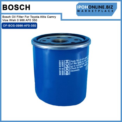 Bosch Oil Filter For Toyota Altis Camry Vios Wish 0 986 AF0 350 Bosch Oil Filter For Toyota Altis Camry Vios Wish 0 986 AF0 350