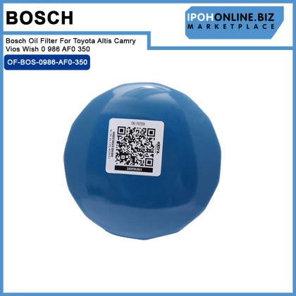 Bosch Oil Filter For Toyota Altis Camry Vios Wish 0 986 AF0 350 Bosch Oil Filter For Toyota Altis Camry Vios Wish 0 986 AF0 350