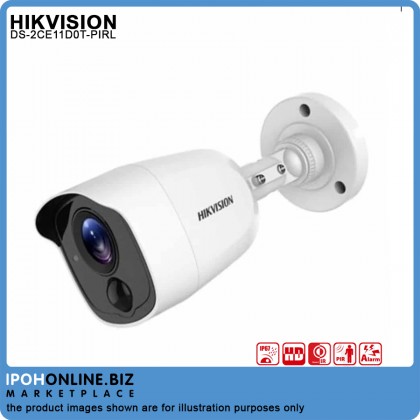 HIKVISION DS-2CE11D0T-PIRL 3.6mm 2MP PIR ALARM Fixed OUTDOOR EXIR Bullet CCTV Camera HIKVISION DS-2CE11D0T-PIRL 3.6mm 2MP PIR ALARM Fixed OUTDOOR EXIR Bullet CCTV Camera