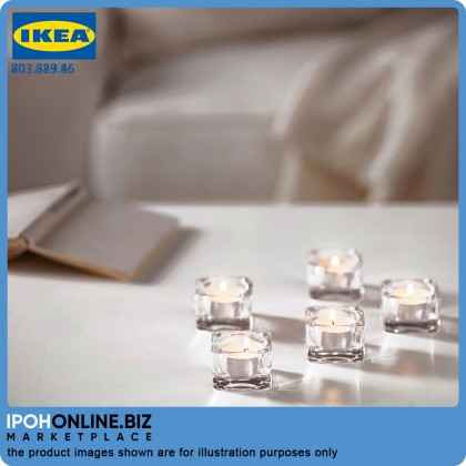 IKEA GLIMMA Unscented Tealight 38mm Candles 100 Pieces Burning Time 4 Hour IKEA GLIMMA Unscented Tealight 38mm Candles 100 Pieces Burning Time 4 Hour