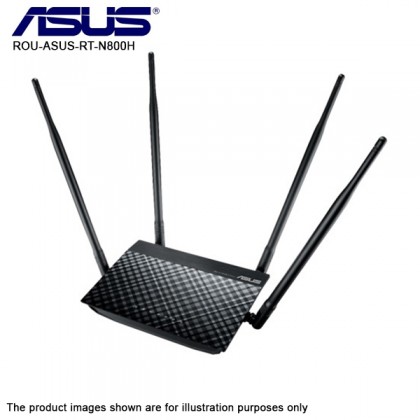 Asus RT-N800HP N800 High Power Dual Core CPU WiFi Gigabit Router / AP / Range Extender - Fiber Unifi
