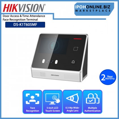 HIKVISION DS-K1T605MF Door Access & Time Attendance Face Recognition Terminal HIKVISION DS-K1T605MF Door Access & Time Attendance Face Recognition Terminal