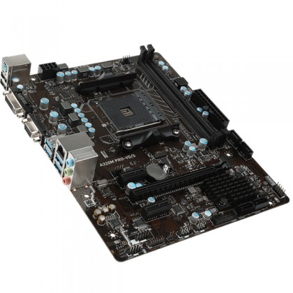 MSI A320M PRO-VD/S AMD Ryzen Athlon Socket AM4 DDR4 2666 DVI VGA USB 3.1 Micro ATX Motherboard
