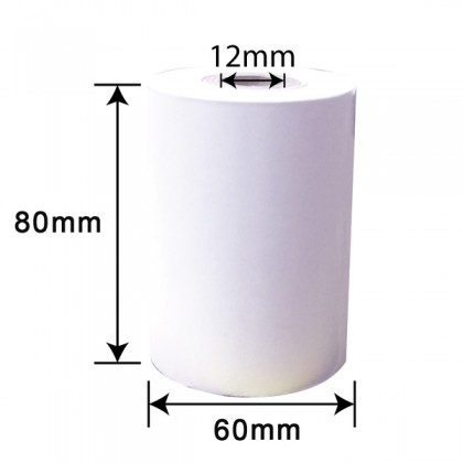 10 Rolls A-JET Long Lasting Blank Thermal Receipt Paper Roll 80X60X12MM 10 Rolls A-JET Long Lasting Blank Thermal Receipt Paper Roll 80X60X12MM