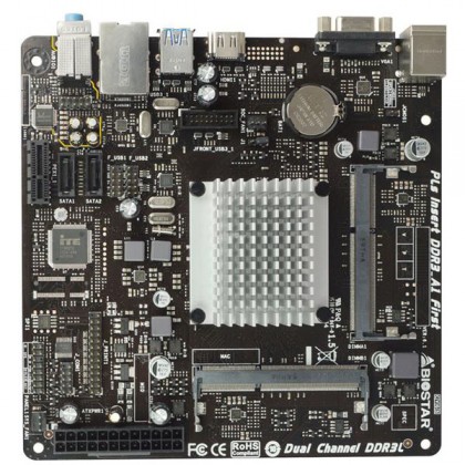 Biostar J3060NH Intel J3060 On Board VGA HDMI Mini ITX Motherboard + Kingston KVR16LS11/4 ValueRAM 4GB DDR3L 1600 SODIMM RAM set Biostar J3060NH Intel J3060 On Board VGA HDMI Mini ITX Motherboard + Kingston KVR16LS11/4 ValueRAM 4GB DDR3L 1600 SODIMM RAM set